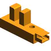 PHOTOINTERRUPTOR:FLAT:PICH2MM:M4:(S27)202003-01 O/O