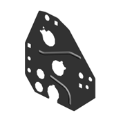 BRACKET:AUXILIARY:USED TONER:TRANSFER/SEPARATION UNIT