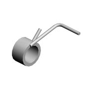 TORSION SPRING:LEVER:DUPLEX:RIGHT