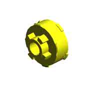 (x3)PULLEY:TONER BOTTLE:YC