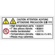 DECAL:H-TEMP WARNING:HEATER