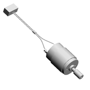 DC MOTOR:PULL OUT:LOCK:6.78W:BRUSH:(M44)