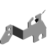 BRACKET:HEATER:FUSING:REAR:ASS'Y201207-02 X/X