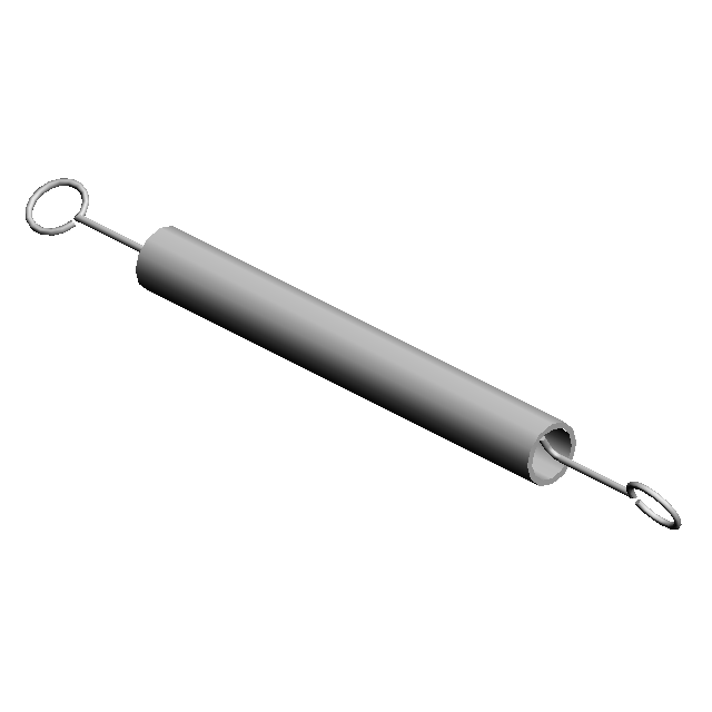 (x2)TENSION SPRING - COATING BAR