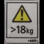 DECAL:CAUTION:18KG