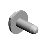 (x2)TAPPING SCREW:ROUND POINT:3X8