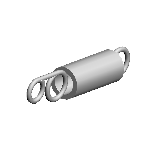 (x2)TENSION SPRING - HEAT ROLLER