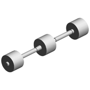 Приводящиеся ролики  Cor-1, DRIVEN ROLLER:DIA16