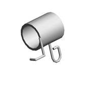 TORSION SPRING:UPPER:DUCT:FRONT