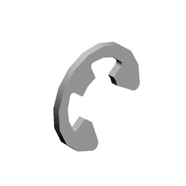 Шайба С-образная шумогасящая диам. 4 мм, (x3)RETAINING RING - M4
