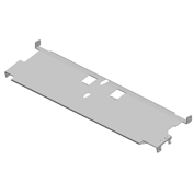 GUIDE PLATE:CONNECTING:LARGE CAPACITY TRAY:LOWER201509-06 X/O