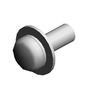 Винт, Screw:Ppolished Round/Spring:M3X8