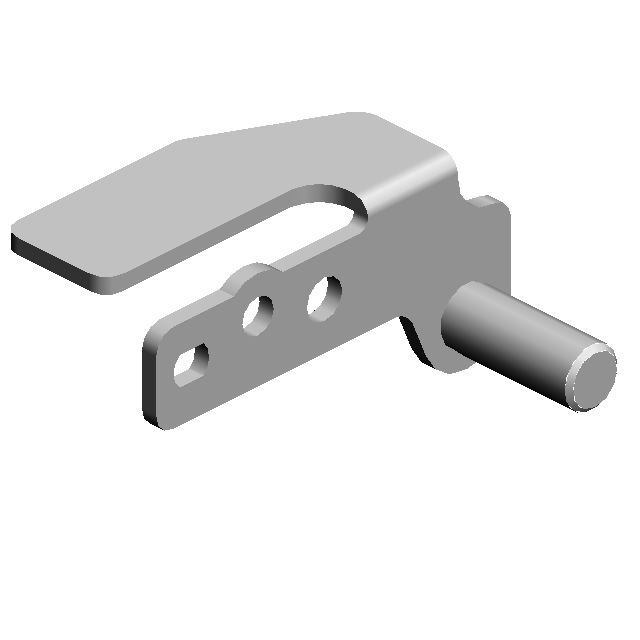 FRONT LOCK BRACKET - FUSING UNIT