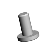 (x5)STEPPED SCREW:DIA3:M3