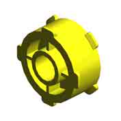(x2)PULLEY:TRANSPORT ROLLER:T24