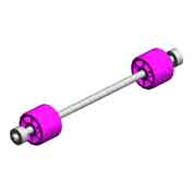 (x8)TRANSPORT ROLLER:DRIVEN:DIA17.5X2