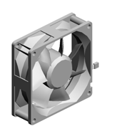 Вентилятор осевой с электродвигателем постоянного тока шириной 80 мм, (x7)DC FAN MOTOR:AXIAL:MM80