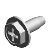 (x2)HEXAGON HEAD TAPPING SCREW:3X8