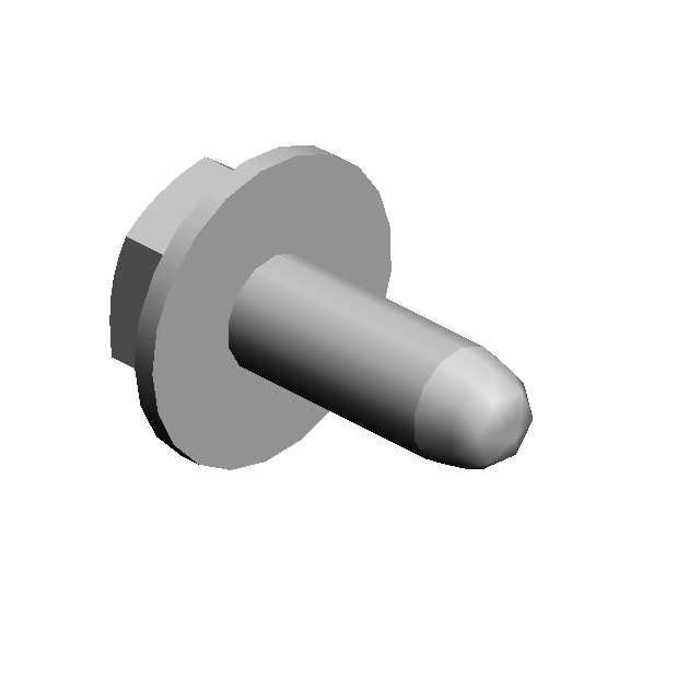 (x2)TAPPING SCREW:ROUND POINT:3X8