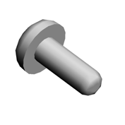 (x8)BINDING HEAD SCREW:ROUND POINT:M3X8