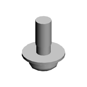 Винт, Screw:Ppolished Round/Spring:M3X8