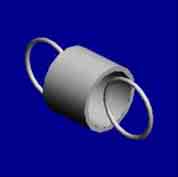 (x2)TENSION SPRING - STOPPER