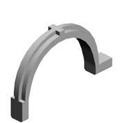 Подшипник на прямую ось горячего вала, (x2)PLAIN SHAFT BEARING-HOT ROLLER