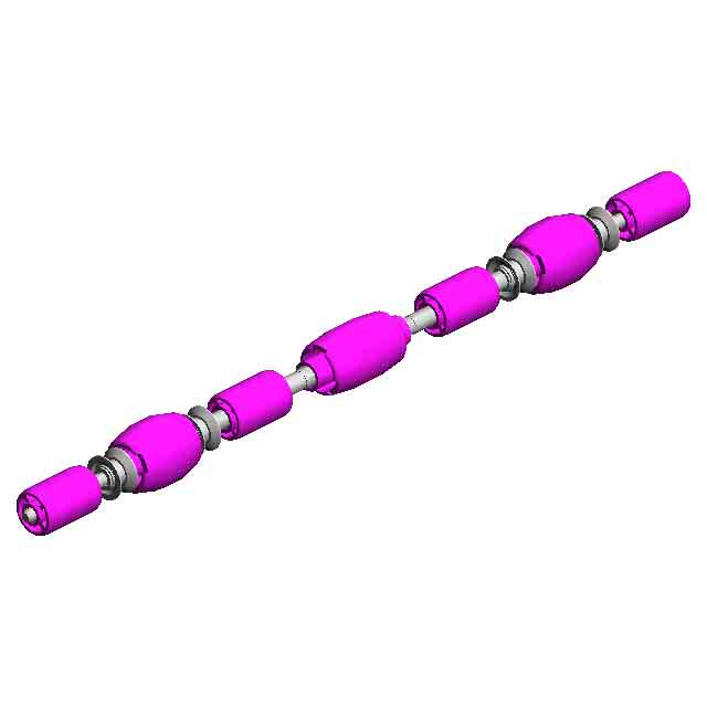 Выходной прижимной ролик в сборе, ROLLER:EXIT:PRESSURE:2TYPE:ASS'Y