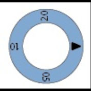 DECAL:KNOB:CARRIAGE