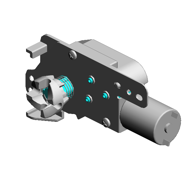 Узел подъёма пластины, BASE:RISE:ASS'Y