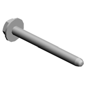 (x3)TAPPING SCREW:ROUND POINT:3X30