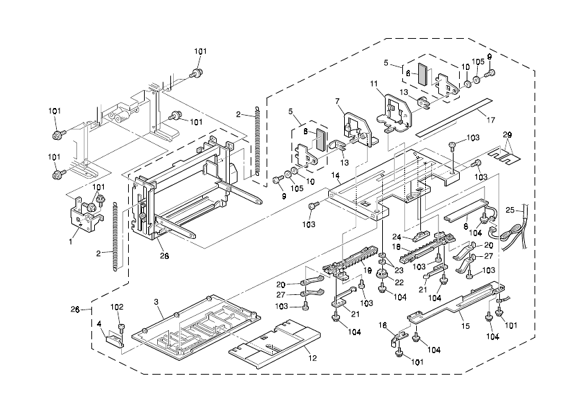 PAPER FEED SECTION 1 (C232)