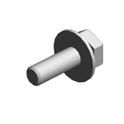 (x2)HEXAGONAL BOLT:DOUBLE SCREW:M3X10