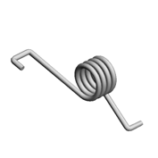 TORSION SPRING:WEB:MECHANICAL DRIVE SECTION