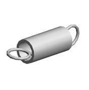 (x2)TENSION SPRING:LEVER