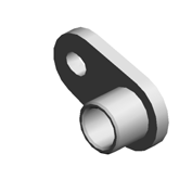 (x2)PLAIN SHAFT BEARING:DIA6:DIA8:BRUSH
