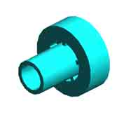 GEAR:TRANSPORT SCREW:SHORT:TONER SUPPLY