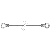 (x2)GROUND WIRE:CARRIAGE