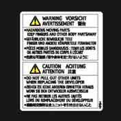 DECAL:WARNING:AROUND THE PHOTOCONDUCTOR
