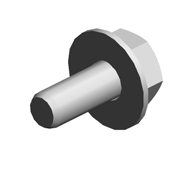 (x7)HEXAGONAL BOLT:DOUBLE SCREW:M3X10