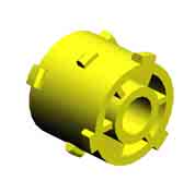 (x2)PULLEY:TRANSPORT ROLLER:DUPLEX:T26