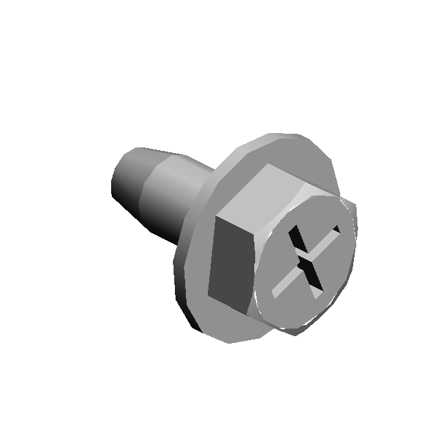 Крепёжный винт 3х6 мм  (100 штук  в  упаковке), TAPPING SCREW - 3X6