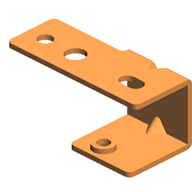 BRACKET:POSITIONING:GUIDE PLATE:MIDDLE