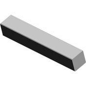 (x2)PARALLEL KEY:4X4X25