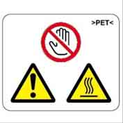 DECAL:H-TEMP WARNING:FUSING:WEB