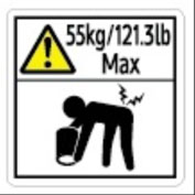 DECAL:CAUTION:ROLL PAPER