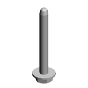 (x6)TAPPING SCREW:ROUND POINT:3X25