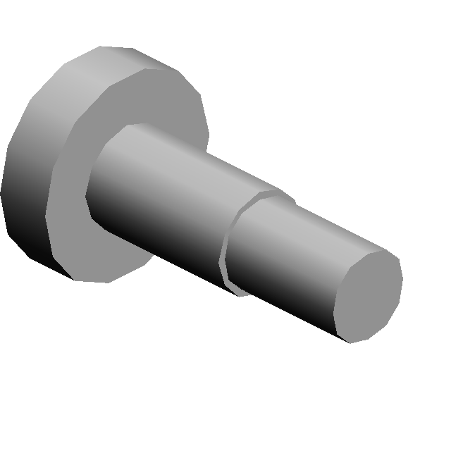 (x2)STEPPED SCREW - M3X4