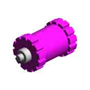 Ролик, (x2)EXIT ROLLER:DRIVEN:INNER