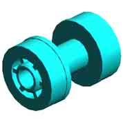 GEAR:IDLER:Z20+Z20:PAPER EXIT UNIT